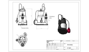 Elpumps CT 3674 univerzální ponorné kalové čerpadlo