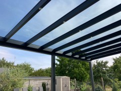 Hliníková pergola SOLAR ENERGO s FVE - ostrovná