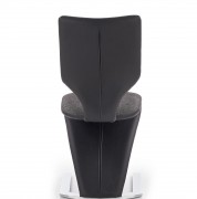 Jedálenská stolička K307 čierna / sivá