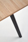 Jedálenský rozkladací stôl ALBON 120/160 cm dub sonoma / sivá