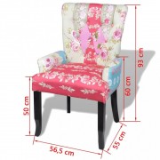 Francúzske kreslo patchwork Dekorhome