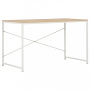 Písací stôl 120x60 cm drevotrieska / oceľ Dekorhome