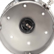 Stojaca lampa kov / drevo Dekorhome
