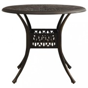 Záhradný bistro set 5 ks liaty hliník Dekorhome