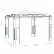 Záhradný altán 3 x 3 m Dekorhome