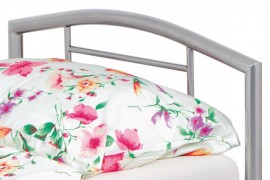 Posteľ BED-1900 SIL 90x200 cm sivá