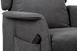 Polohovacie TV kreslo zdvíhacie TV-1190 látka