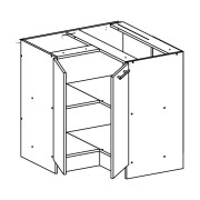 Spodná skrinka rohová FABIANA S - 90N