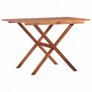 Záhradný bistro set 3 ks hnedá / čierna Dekorhome