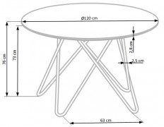 Jedálenský stôl BONELLO