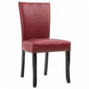 Jedálenská stolička 2 ks umelá koža Dekorhome