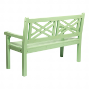 Záhradná drevená lavička FABLA 124 cm mentolová