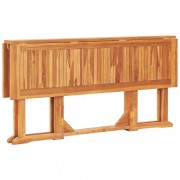 Skladací záhradný stôl teak Dekorhome