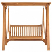 Záhradná hojdačka 170 / 114 cm teak Dekorhome