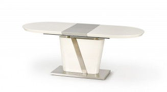 Jedálenský stôl rozkladací IBERIS krémová / sivá