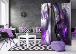 Paraván Purple Swirls Dekorhome