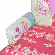 Francúzske kreslo patchwork Dekorhome