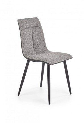Jedálenská stolička K374 sivá / čierna