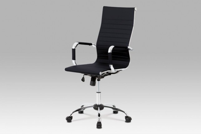 Kancelárska stolička KA-V305 BK čierna / chróm