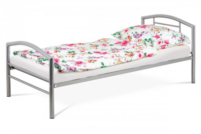 Posteľ BED-1900 SIL 90x200 cm sivá