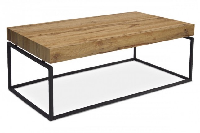 Konferenčný stolík AHG-264 OAK divoký dub / čierna