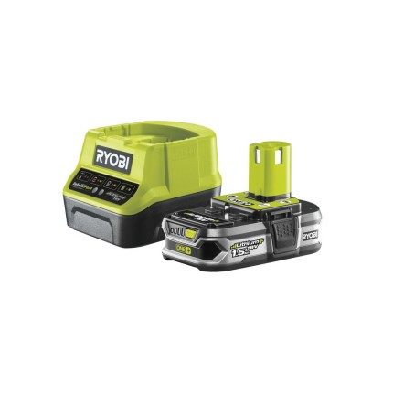 Ryobi RC18120-115 sada 18 V lithium iontová baterie 1,5 Ah s nabíječkou RC18120 ONE+