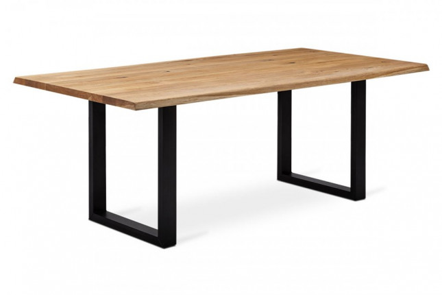 Jedálenský stôl DS-M179 OAK 180x90 cm dub / čierna