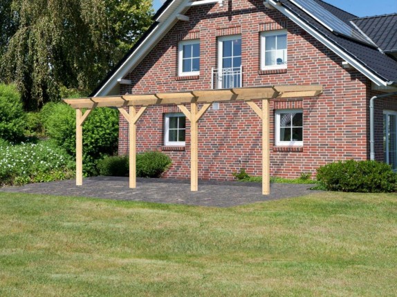 Drevená pergola CLASSIC 2C 604x300 cm Dekorhome