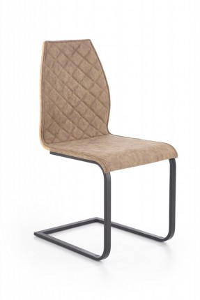 Jedálenská stolička K265 hnedá / dub zlatý