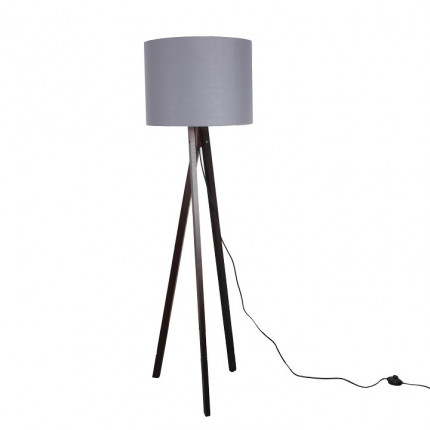 Stojaca lampa LILA Typ 10 sivá / čierna