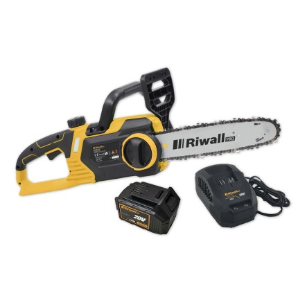 Riwall PRO RACS 2520i SET- reťazová píla s aku motorom 20 V Array
