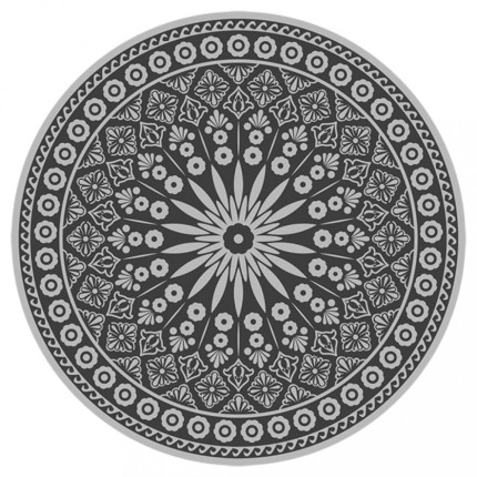 Vonkajší koberec Ø170 cm mandala Dekorhome