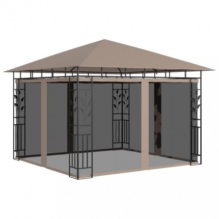 Záhradný altánok s moskytiérou 3 x 3 m Dekorhome