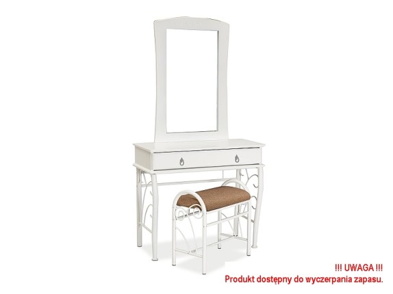 Toaletný stolík s taburetom