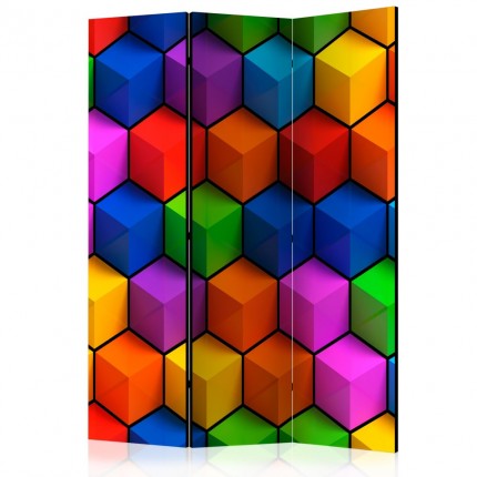 Paraván Colorful Geometric Boxes Dekorhome