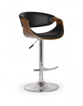 Barová stolička H-100 orech / čierna