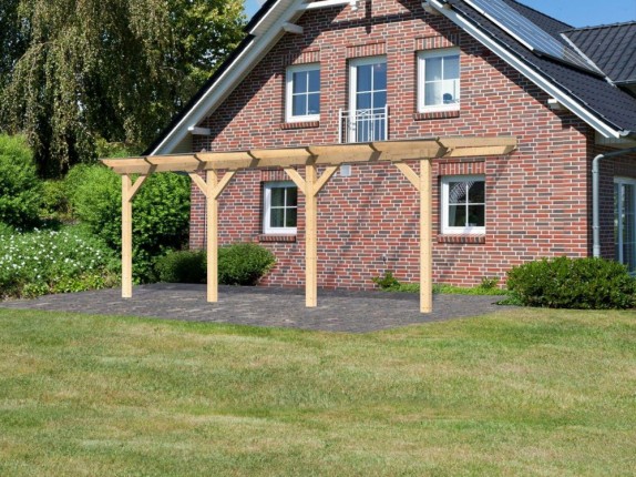 Drevená pergola CLASSIC 3C 604x350 cm Dekorhome