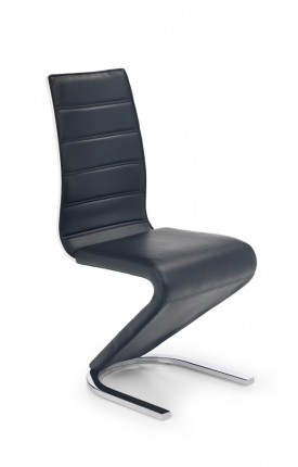 Jedálenská stolička K194 čierna / biela