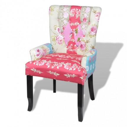 Francúzske kreslo patchwork Dekorhome