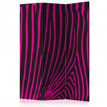 Paraván Zebra pattern (violet) Dekorhome