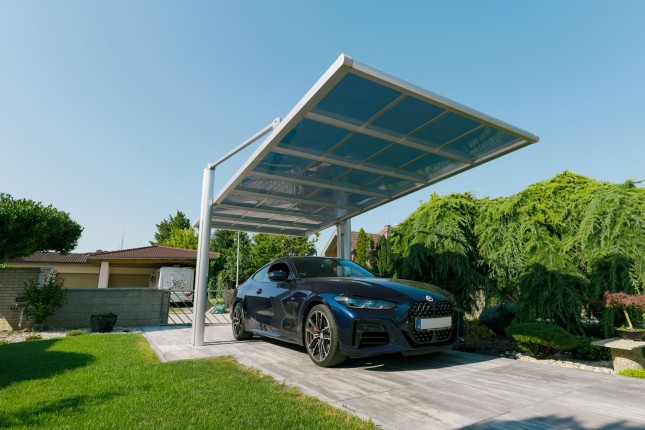 SANKYO RSC - prémiový hliníkový prístrešok na auto