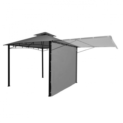 Pergola so sťahovacou strechou 2,5x2,5 m