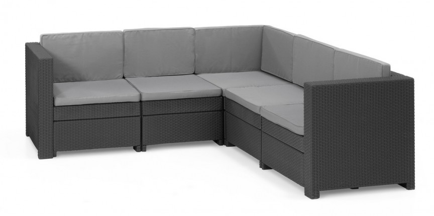 Sedacia súprava PROVENCE plast / látka