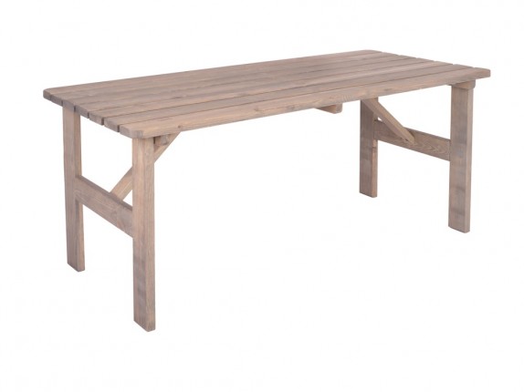Záhradný stôl VIKING 150 cm sivá