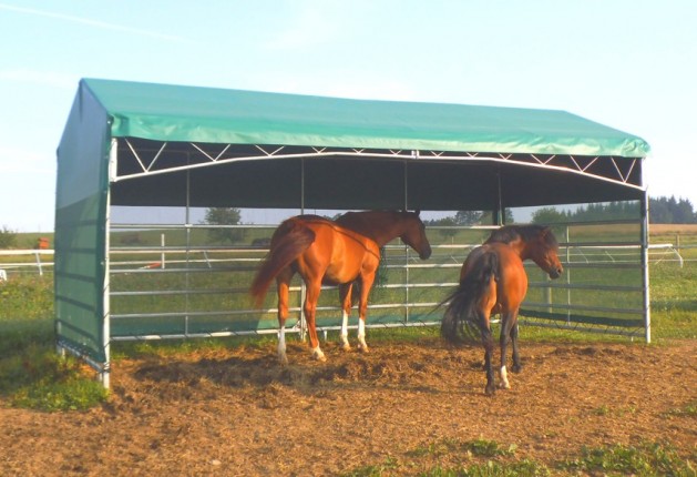 Prístrešok pre kone Zeta 3x6m