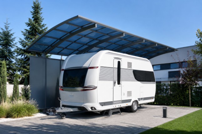 SANKYO PJR Caravan – prémiový japonský hliníkový prístrešok pre karavan s oblúkovou strechou