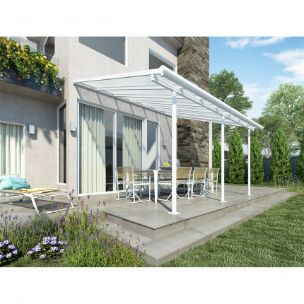 Palram Sierra 4200 bílá 3 x 4,25 hliníková (montovaná) pergola