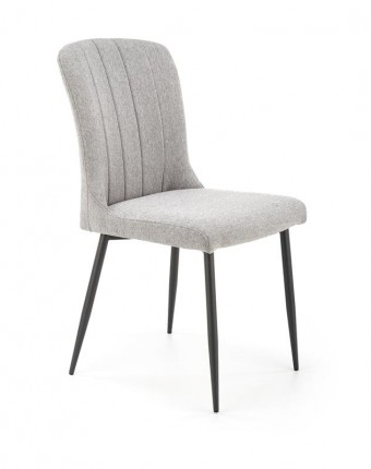 Jedálenská stolička K428 sivá / čierna