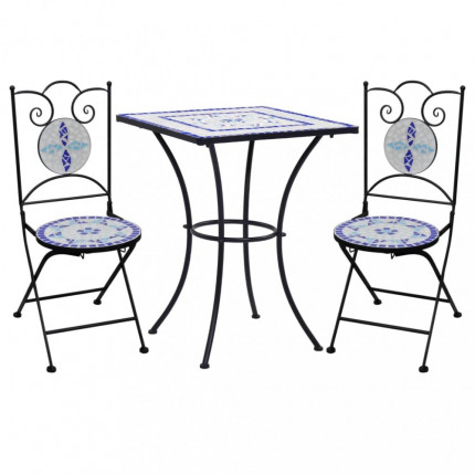 Mozaikový bistro set 3 ks Dekorhome