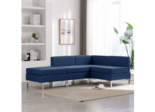 Sedacia súprava 4dielna textil Dekorhome